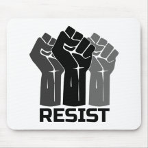 Resistir com punho - em preto 0003