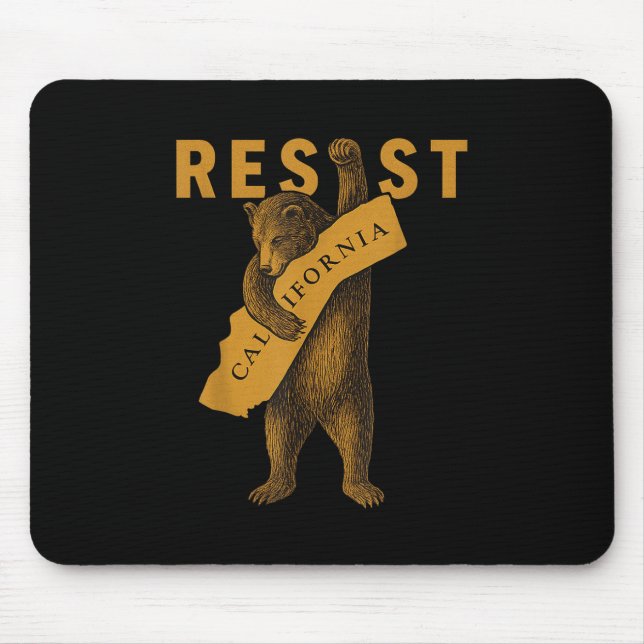 Mousepad Resistir Urso Califórnia (Frente)