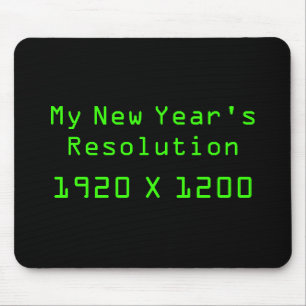 Mousepad Resolução de Ano Novo - 1920 X 1200