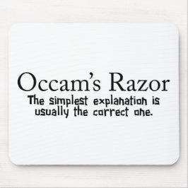 Mousepad Resolução de Problemas Científicos Razor de Occam