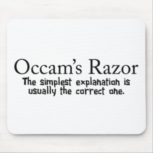 Mousepad Resolução de Problemas Científicos Razor de Occam