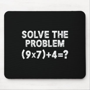Mousepad Resolva O Problema 67 Seis Sete Professor De Matem