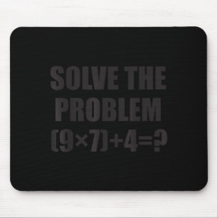 Mousepad Resolva O Problema Divertido 67 Meme Brainrot Mate
