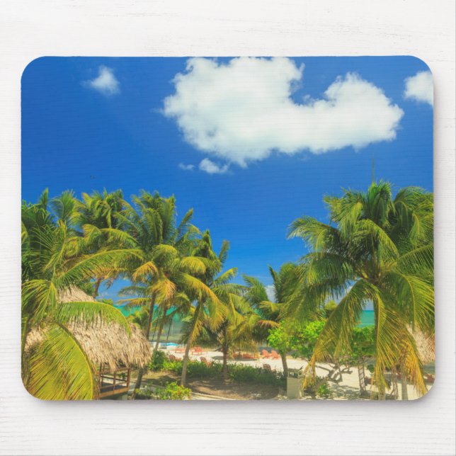 Mousepad Resort de praia tropical, Belize (Frente)