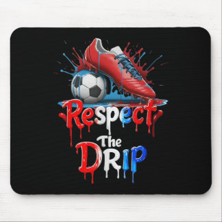 Mousepad Respect The Drip Soccer Graffiti Street Style 