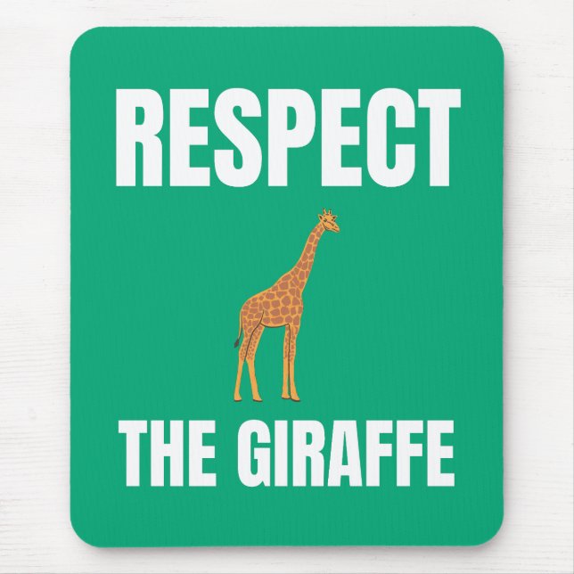 Mousepad Respeite A Girafa (Frente)