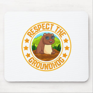 Mousepad Respeite engraçado o dia do esquilo Animais fofos