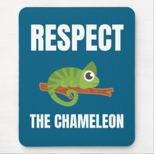 Mousepad Respeite o Camaleão