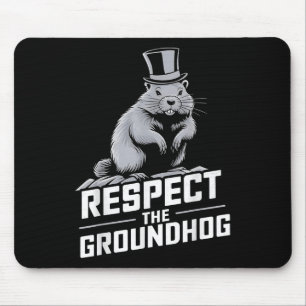 Mousepad Respeite O Dia De Porco Terrestre No Groundhog _2