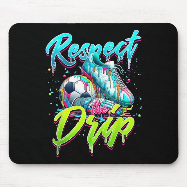 Mousepad Respeite O Disco Do Sorvete Do Soccer Com Sprink (Frente)