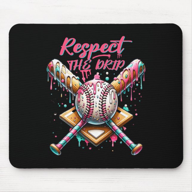 Mousepad Respeite O Drip Bysebyll Home Plate Sorvete Dri (Frente)