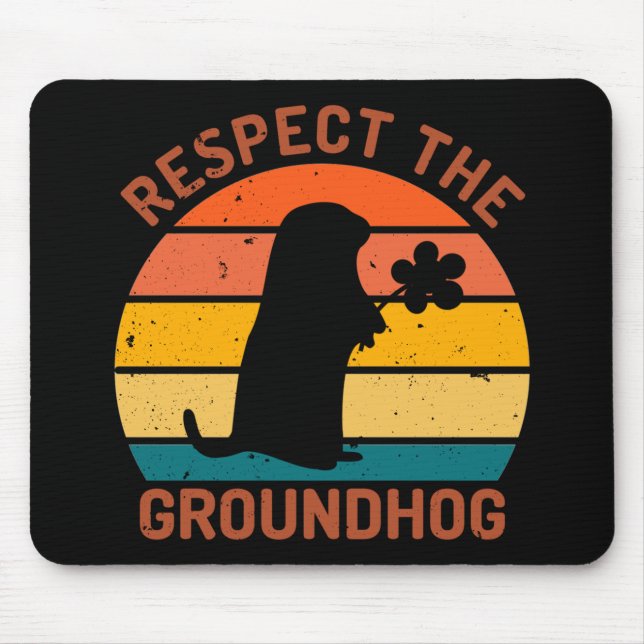 Mousepad Respeite O Groundhog (Frente)