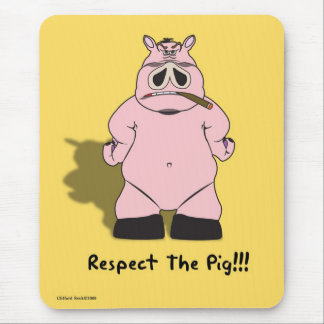 Mousepad Respeite o porco