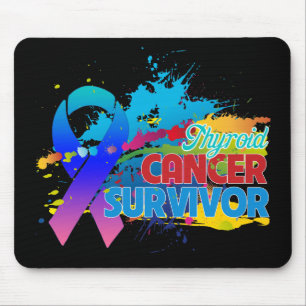 Mousepad Respingo da cor - sobrevivente de câncer do