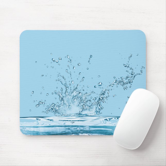 Mousepad Respingo de Água Abstrato (Com mouse)
