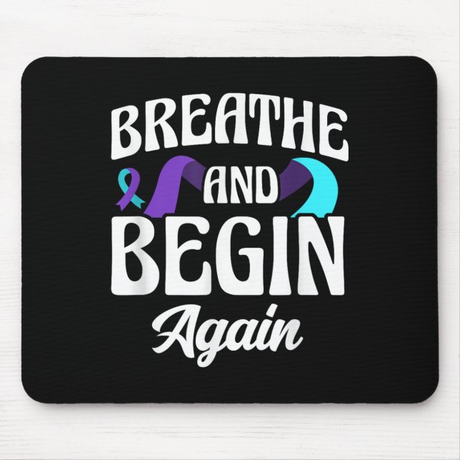 Mousepad Respirar E Começar Novamente A Sensibilizar Para A (Frente)