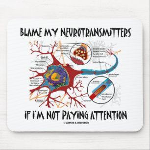 Mousepad Responsabilize meus neurotransmissor se não que