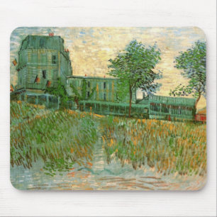 Mousepad Restaurante Sirene, Asnières por Vincent van Gogh