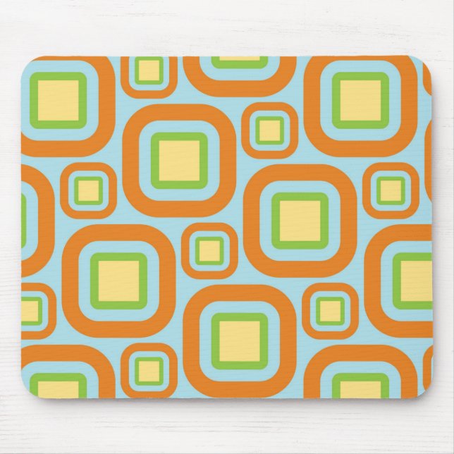 Mousepad Retângulos modernos 24 de Eames (Frente)