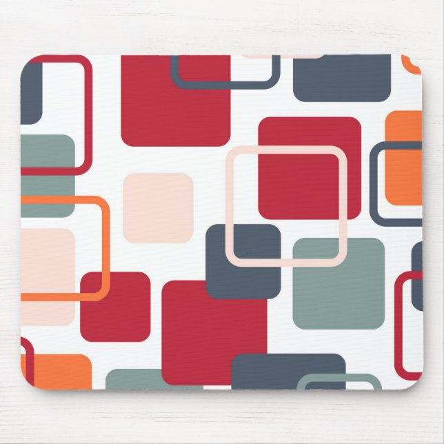 Mousepad Retângulos modernos 4 de Eames (Frente)