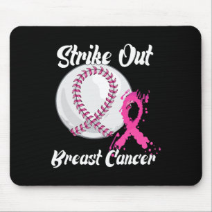 Mousepad Retirar o Cancer de Mama Baseball Combater a Consc