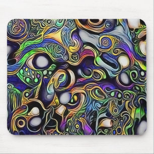 Mousepad retrato abstrato