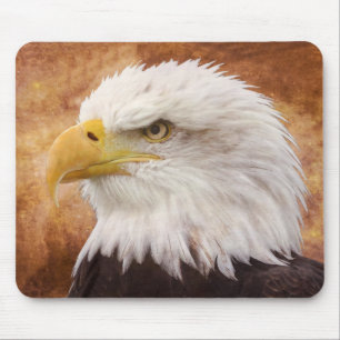 Mousepad Retrato da águia americana