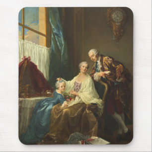 Mousepad Retrato Da Família Por François-Hubert Drouais