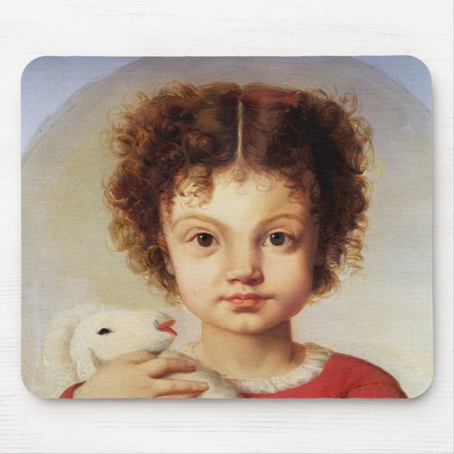 Mousepad Retrato da filha do artista, Lina (Frente)