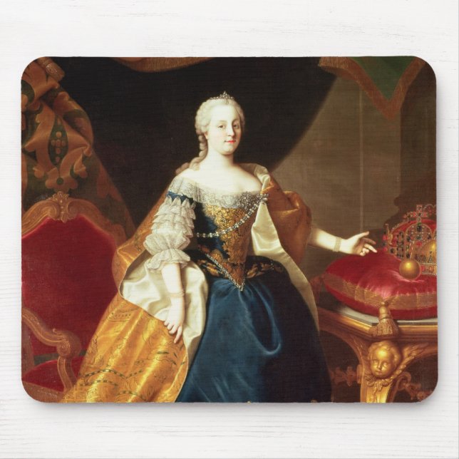 Mousepad Retrato da imperatriz Maria Theresa (Frente)