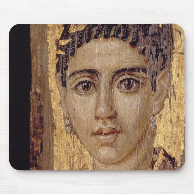 Mousepad Retrato da mamã de uma mulher, de Fayum, (Frente)