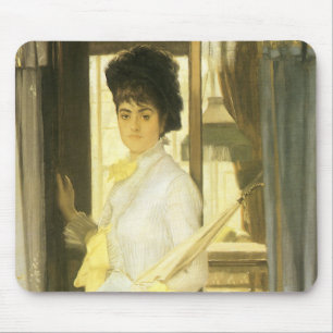 Mousepad Retrato da senhorita Lloyd por Tissot, belas artes
