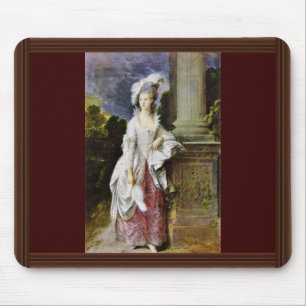 Mousepad Retrato da Sra. Thomas Graham Thomas Gainsboro