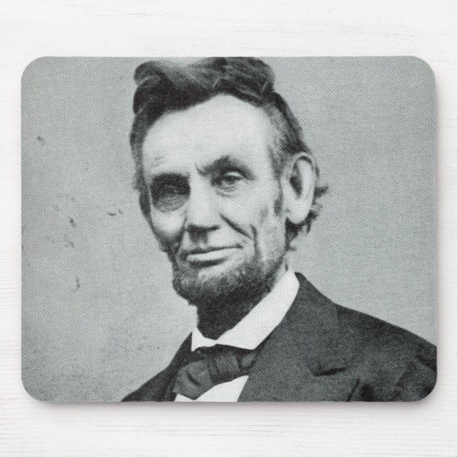 Mousepad Retrato de Abe Lincoln 1 (Frente)