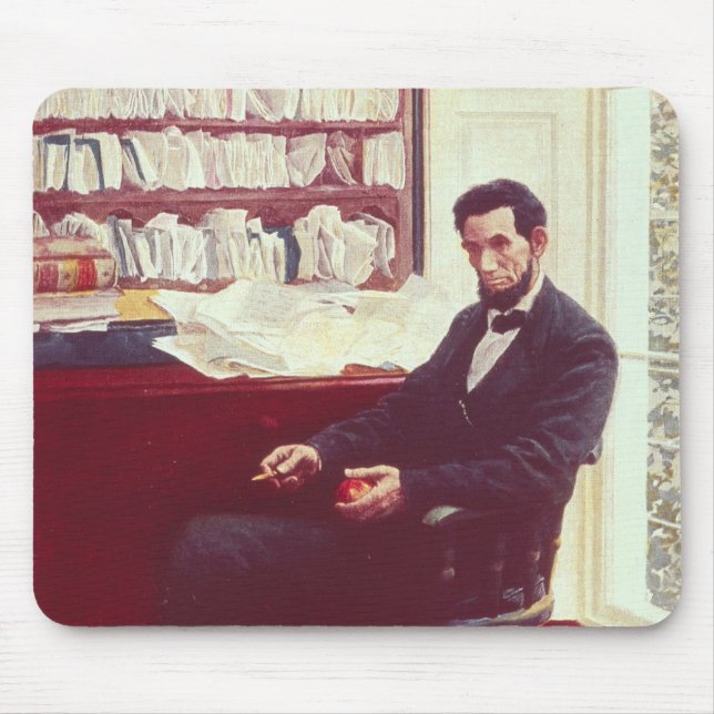 Mousepad Retrato de Abraham Lincoln (Frente)