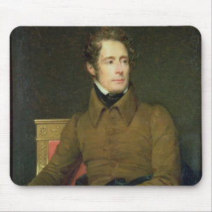 Mousepad Retrato de Alphonse de Lamartine, 1831