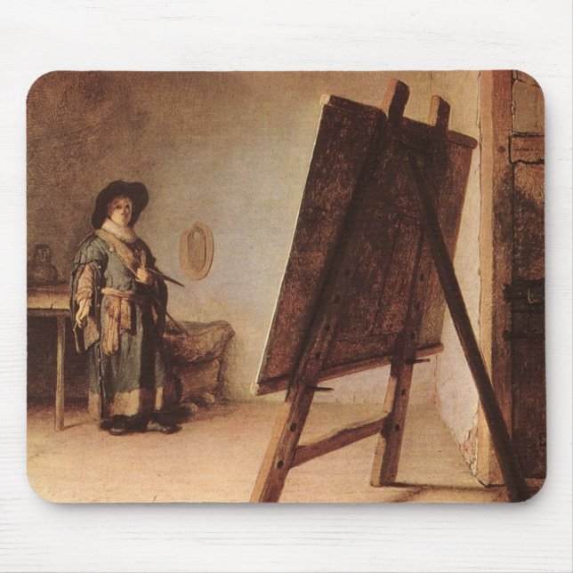 Mousepad Retrato de auto 1658 (Frente)