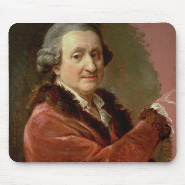Mousepad Retrato de auto, 1773-87 (óleo em canvas) (Frente)