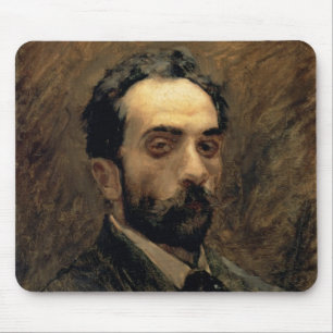 Mousepad Retrato de auto, 1890s