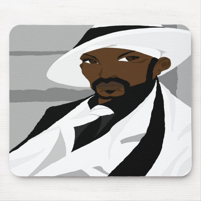 Mousepad Retrato de auto 6 (bloco de desenho pro) (Frente)