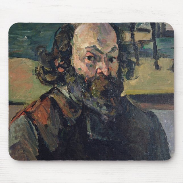 Mousepad Retrato de auto de Paul Cezanne |, c.1873-76 (Frente)
