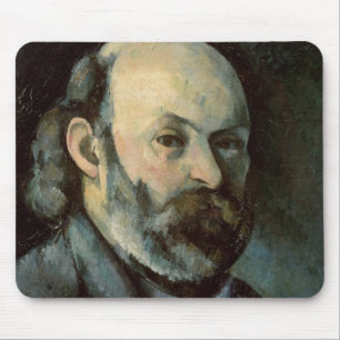 Mousepad Retrato de auto de Paul Cezanne  , c.1879-85