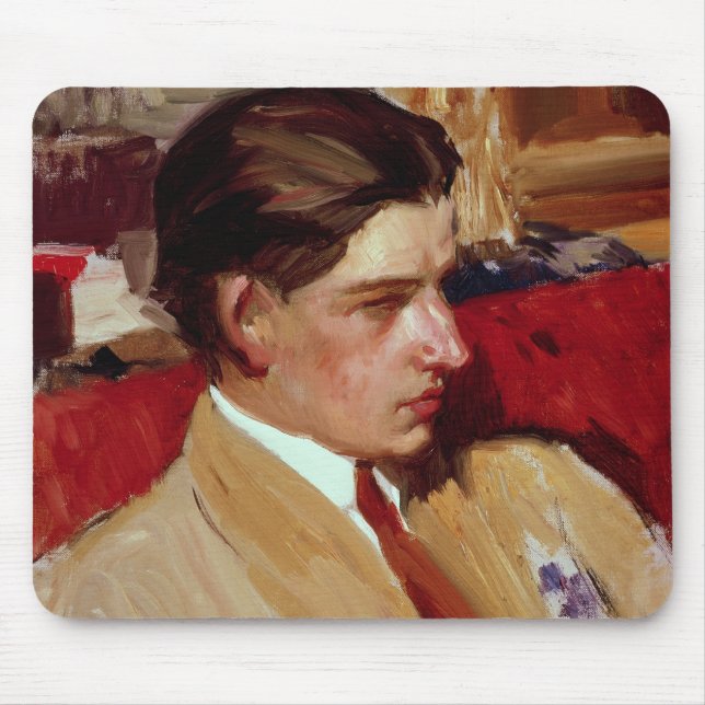Mousepad Retrato de auto no perfil (Frente)