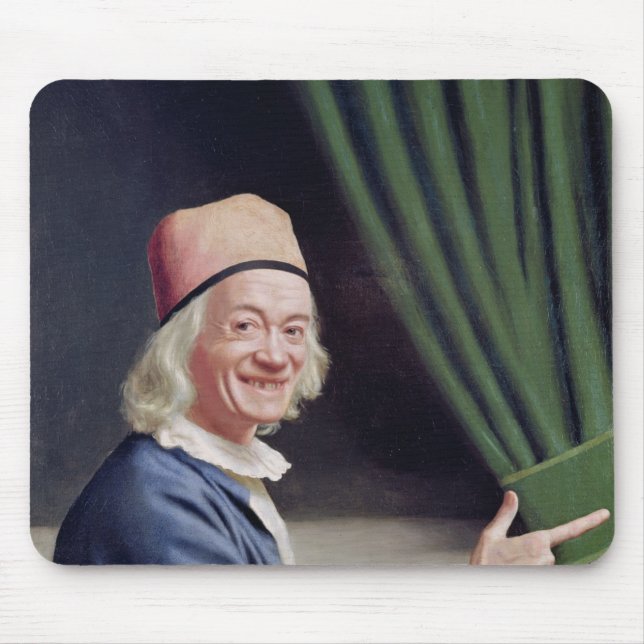 Mousepad Retrato de auto que sorri, c.1770-73 (Frente)