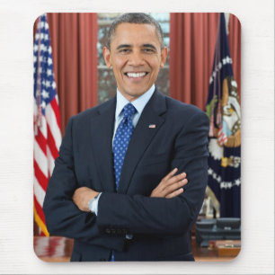 Mousepad Retrato de Barack Obama