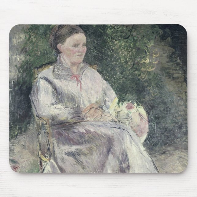 Mousepad Retrato de Camille Pissarro | de Julie Velay, (Frente)