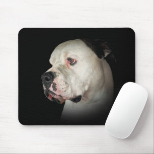 Mousepad Retrato de Cão-Touro Americano
