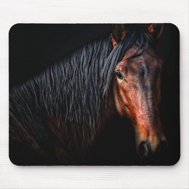 Mousepad Retrato de Cavalo VII (Frente)