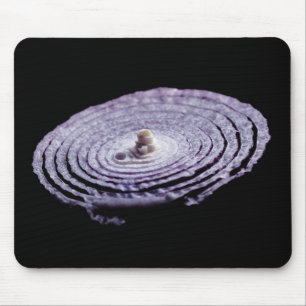 Mousepad Retrato de cebola vermelha