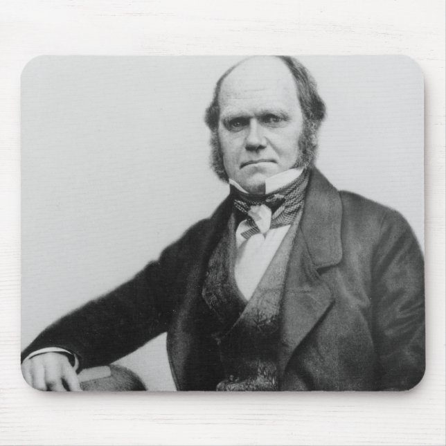 Mousepad Retrato de Charles Darwin, 1854 (Frente)